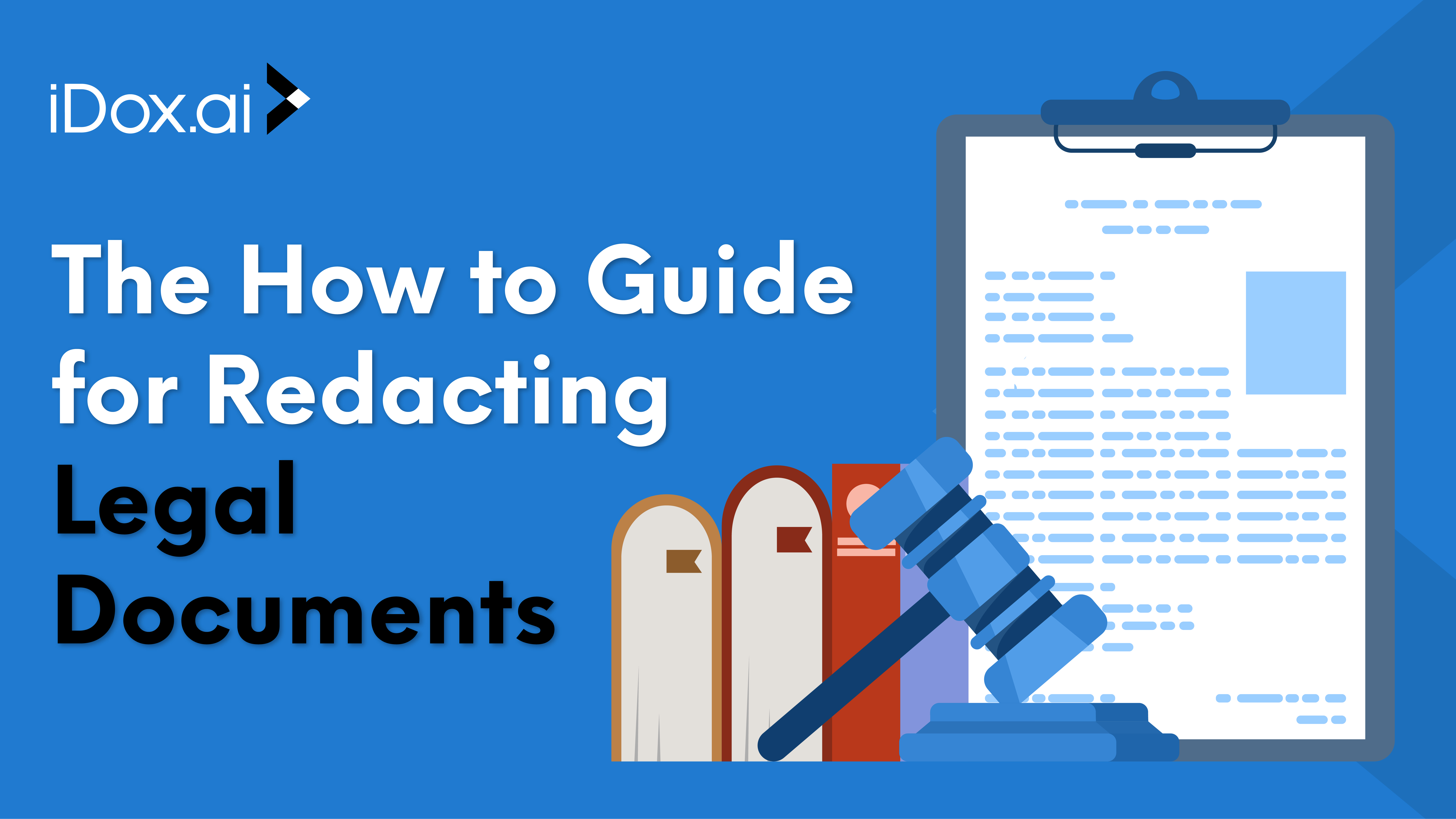 How to guide for redacting legal documents